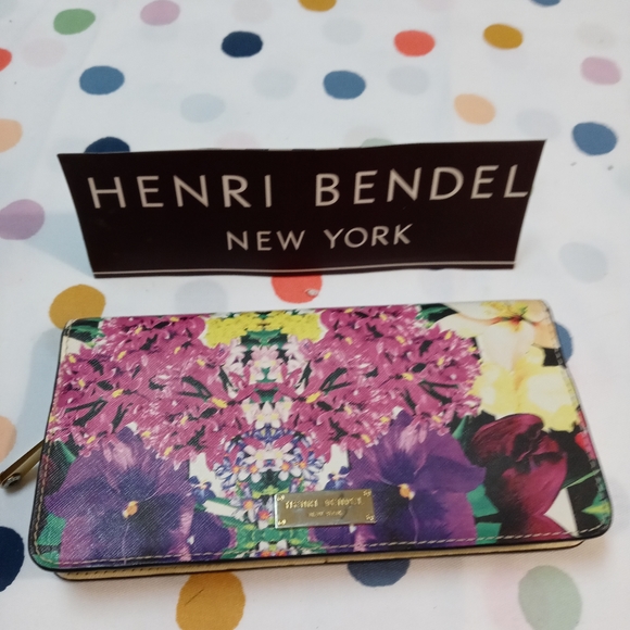 💐Henri Bendel Kaleidoscope Floral Wallet💐 bright and colorful wallet - Picture 2 of 11